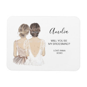 Kommer du att bli min bridesmaid magnet