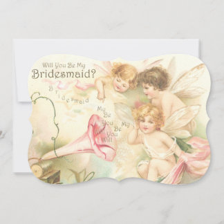 Kommer du att bli min Bridesmaid? Meddelande om äl Inbjudningar