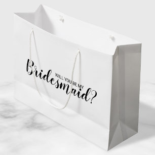 Kommer du att bli min Bridesmaid? Modern Frieri