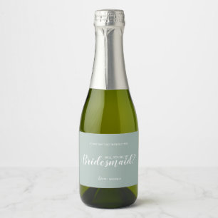 Kommer du att bli min Bridesmaid? Modern skript