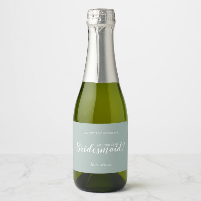 Kommer du att bli min Bridesmaid? Modern skript (Framsida)