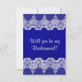 Kommer du att bli min Bridesmaid? Rustic Burlap &  Inbjudningar