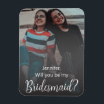 Kommer du att bli min brud? snyggt fotot bröllop? magnet<br><div class="desc">Kommer du att bli min kalligraffoto från bröllop,  anpassningsbar</div>