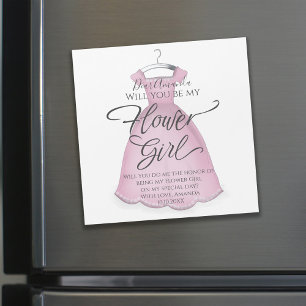 Kommer du att bli min Flower Girl Frieri Magnetic?