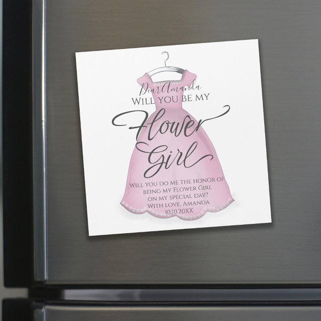 Kommer du att bli min Flower Girl Frieri Magnetic? (Skapare uppladdad)