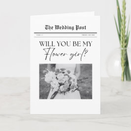 Kommer du att bli min Flower Girl? Kort