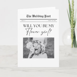Kommer du att bli min Flower Girl? Kort