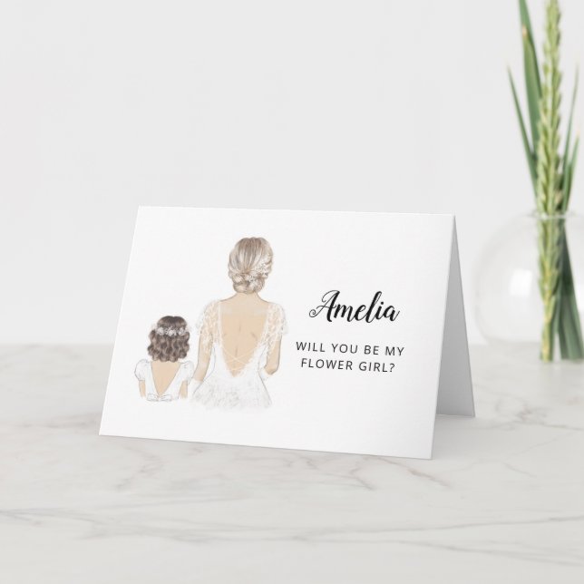 Kommer du att bli min Frieri skolflicka? Kort (Framsida)