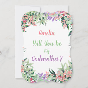 Kommer du att bli min Godmor Frieri Blommigt? Meddelande