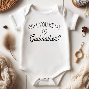 Kommer du att bli min Godmor? Meddelande om gravid T Shirt