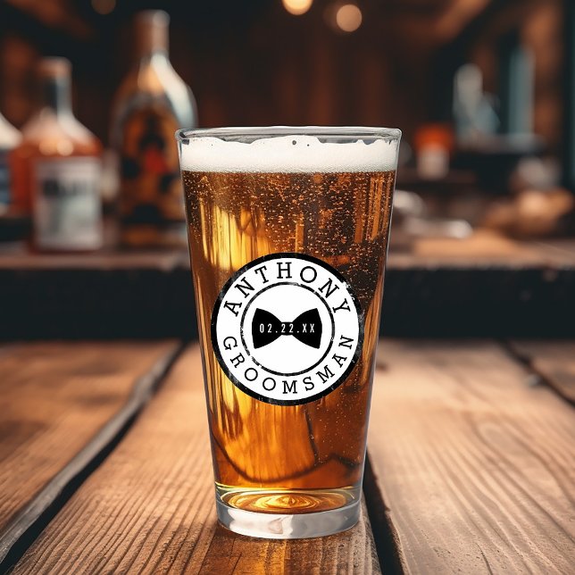 Kommer du att bli min Groomsman-gåva? Glaskopp (Skapare uppladdad)