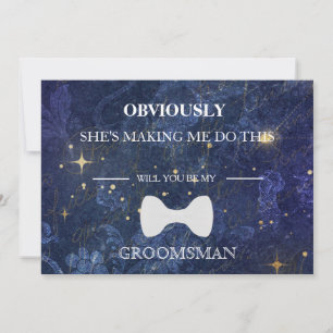 Kommer du att bli min Groomsman? Inbjudningar