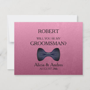 Kommer du att bli min Groomsman? Inbjudningar