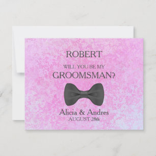 Kommer du att bli min Groomsman? Inbjudningar