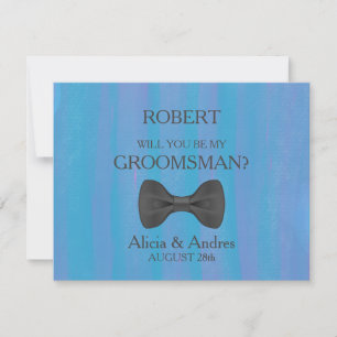 Kommer du att bli min Groomsman? Inbjudningar