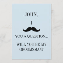 Kommer du att bli min Groomsman?