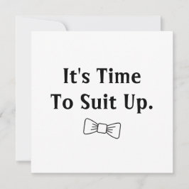 Kommer du att bli min Groomsman? Inbjudningar