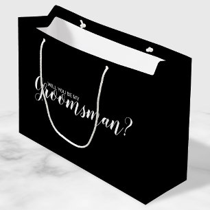 Kommer du att bli min Groomsman? Modern Frieri