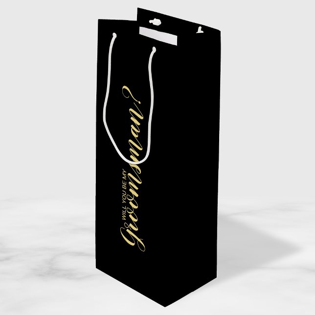Kommer du att bli min Groomsman? Modern Frieri (Skapare uppladdad)