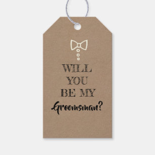 Kommer du att bli min Groomsman? Presentetikett