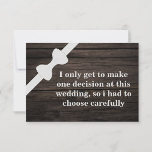 Kommer du att bli min Groomsman? Wooden Background Inbjudningar