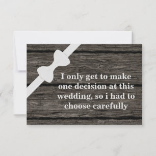 Kommer du att bli min Groomsman? Wooden Background Inbjudningar