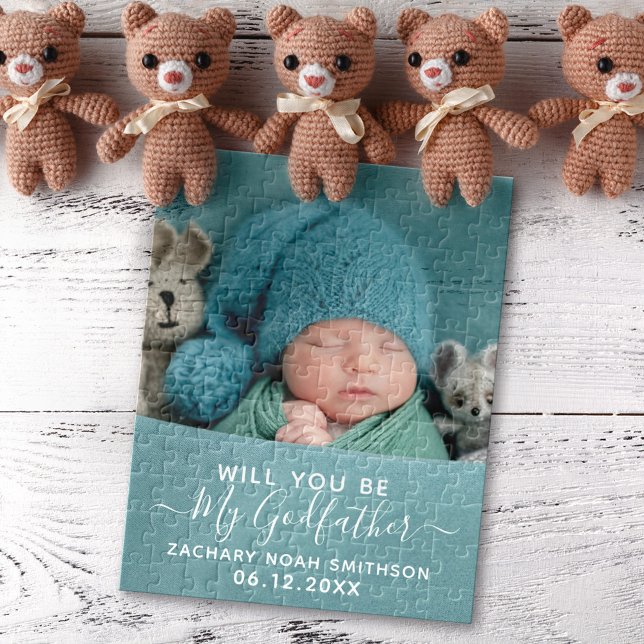 Kommer du att bli min gudfader Classy Personlig Ph Pussel (Skapare uppladdad)