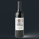 Kommer du att bli min gudfader Photo Frieri? Vinflaska Etikett<br><div class="desc">Tittar för en roligt att be en älskad att vara din baby gudfar? Denna moderna, minimalistiska utformning är perfektens väg att gå! Oavsett om du frågar en familjemedlem eller en nära vän, hjälper den här mallen dig att skapa ett hjärtligt ögonblick som de kommer att uppskatta för evigt, tillsammans med...</div>