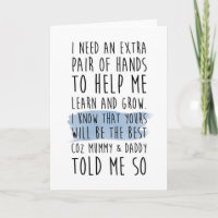 Kommer du att bli min gudmor/gudfar/gudföräldrar