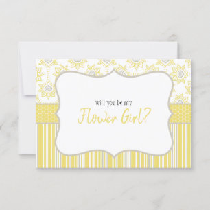 Kommer du att bli min Gult och Grått för unga flic