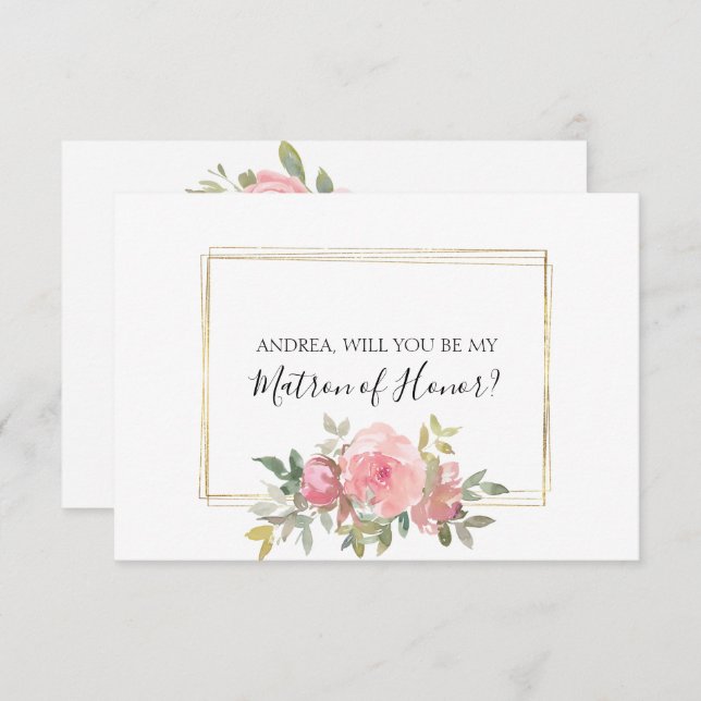 Kommer du att bli min heder Lush  Rosa? (Fram/baksida)