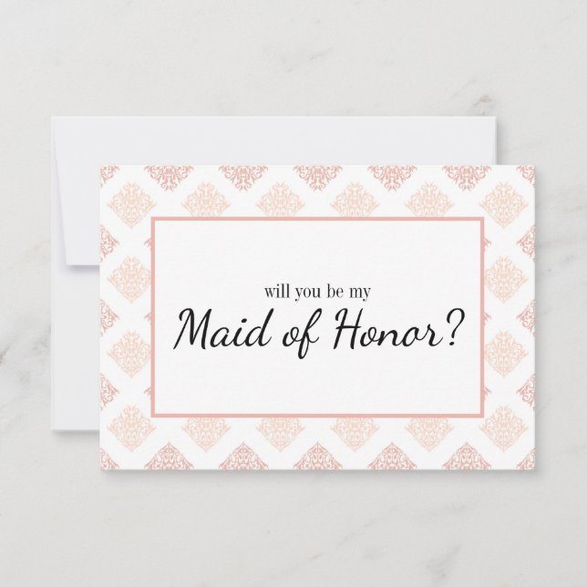 Kommer du att bli min Maid of honor Soft Peachy  D (Framsida)