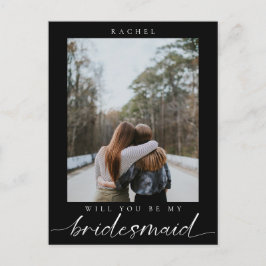 Kommer du att bli min minimalistiska foto Modern Vykort