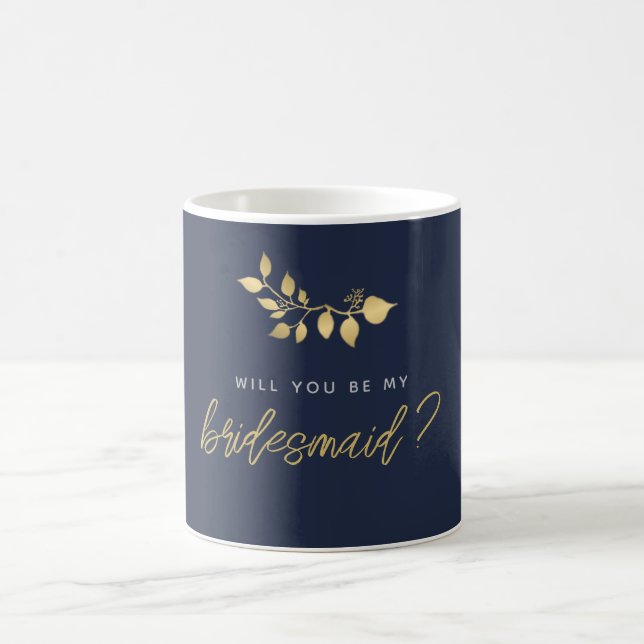 Kommer du att bli min moderna flotta Guld? Kaffemugg (Center)