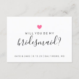 Kommer du att bli min Mörk Rosa Heart? Inbjudningar