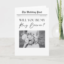 Kommer du att bli min Ring Bearer? Kort