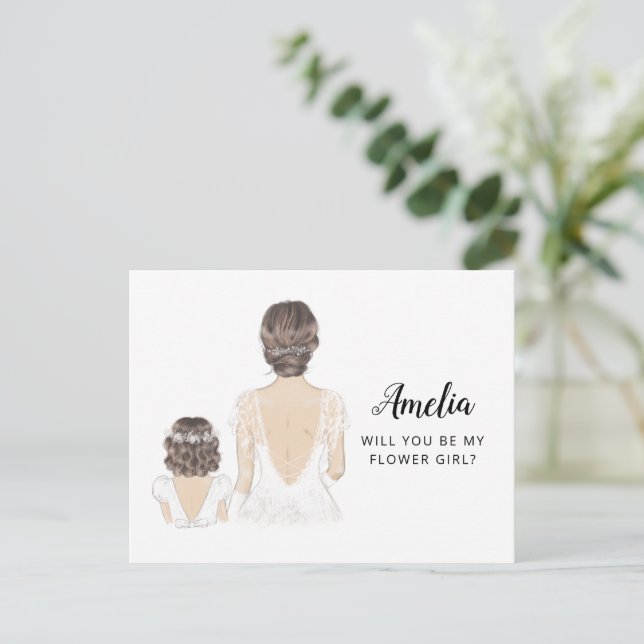 Kommer du att bli min skolflicka som Frieri vykort (Stående Fram)