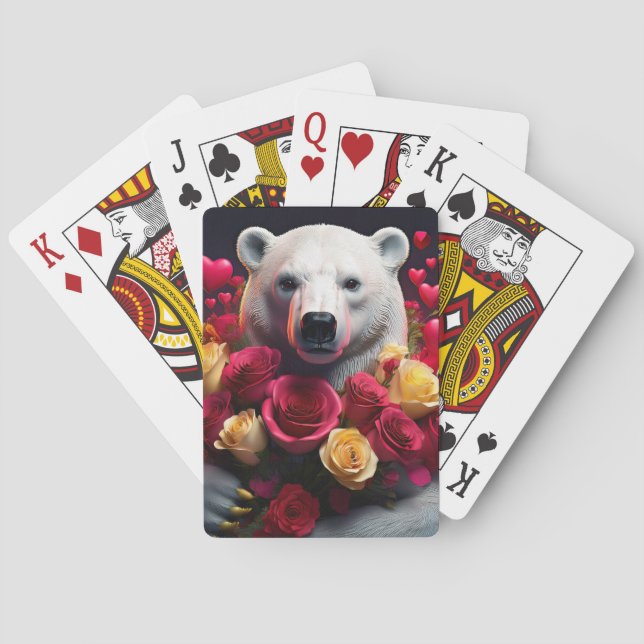 Kommer du att bli min Valentine? Casinokort (Baksidan)