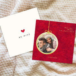 Kommer du att bli min Valentine, Valentinkortet? Inbjudningar