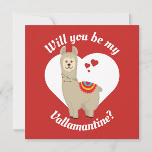 "Kommer du att bli min Vallamantine?" Llama Valent