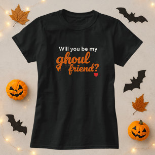 Kommer du att bli min vän? Halloween Spooky Pun T Shirt
