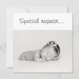 Kommer du att bli mina föräldrar Baby med Headband Kort