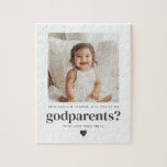 Kommer du att bli mina gudföräldrar Foto Frieri? Pussel<br><div class="desc">Tittar du för ett sött och meningsfullt sätt att be en älskad att vara dina baby gudföräldrar? Detta moderna pussel gör det till en roligt att ställa frågan! Oavsett om du frågar en familjemedlem eller nära vänner, hjälper den här mallen dig att skapa ett hjärtligt ögonblick som de kommer att...</div>