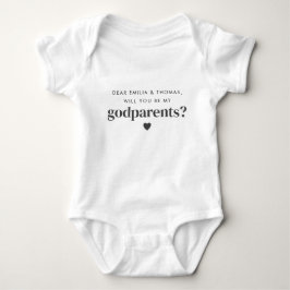 Kommer du att bli mina gudföräldrar Foto Frieri? T Shirt