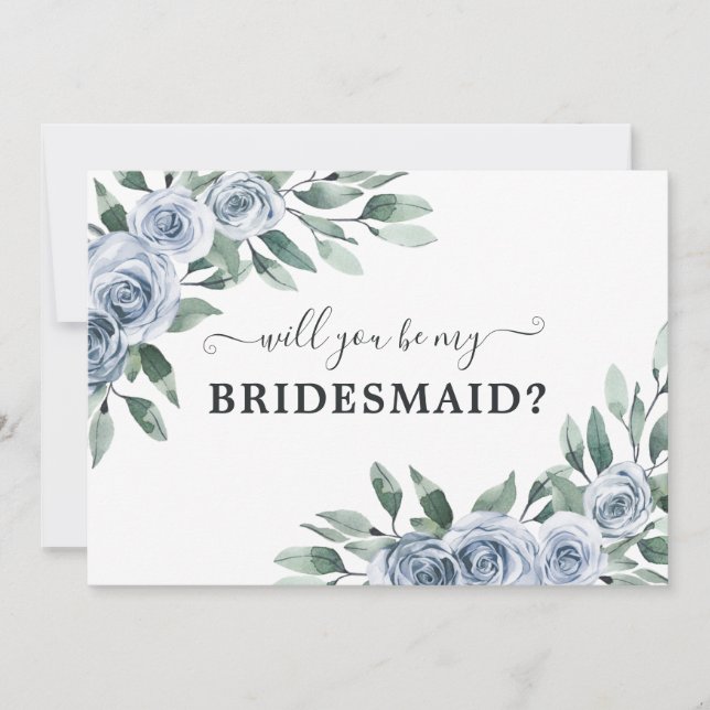 Kommer du att bli mitt Blåblått kort för Bridesmai (Framsida)