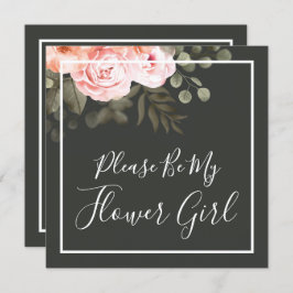 Kommer du att bli mitt Blommigt för lägre Elegant Inbjudningar