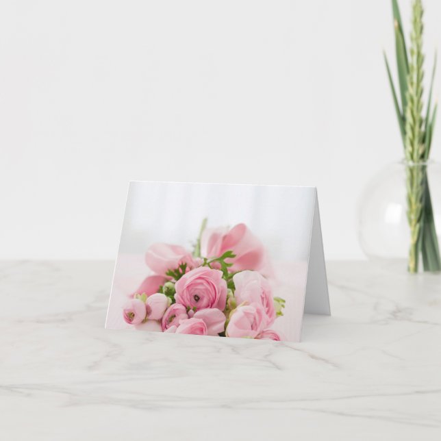 Kommer du att bli mitt Bridesmaid Bouquet Greeting Inbjudan (Framsida)