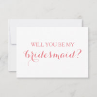 Kommer du att bli mitt Bridesmaid Card Brudens sid