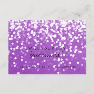 Kommer du att bli mitt Bridesmaid Card - spännande Inbjudningar