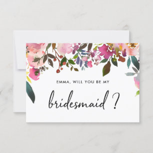 Kommer du att bli mitt Bridesmaid Frieri ett vanli Inbjudningar